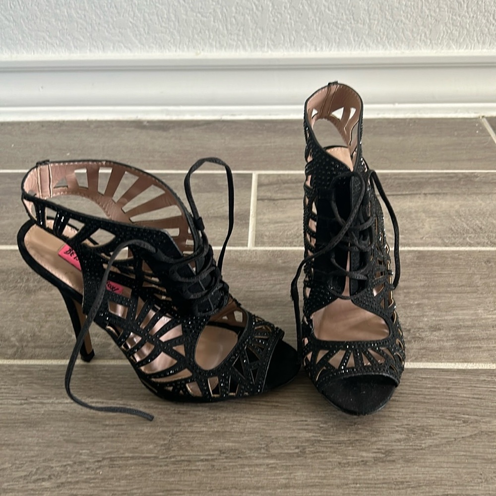 Black Betsey Johnson Heels